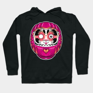 daruma doll pink Hoodie